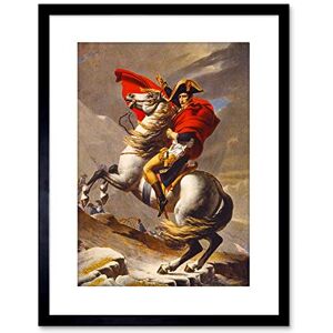 Wee Blue Coo Paintings Portrait Napoleon Emperor Alps Horse Framed Wall Art Print Wee Blue Coo Paintings Portrait Napoleon Emperor Alps Horse Framed Wall Art Print