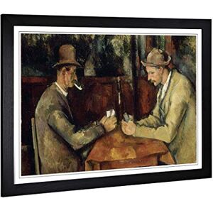 Big Box Art Framed Print of Paul Cezanne The Card Players (2) Design Wall Art Picture Home Decor for Kitchen, Living Room, Bedroom, Hallway, Black, A2 / 24.5x18 Inch / 62x45cm Big Box Art Framed Print of Paul Cezanne The Card Players (2) Design Wall Art Picture Home Decor for Kitchen, Living Room, Bedroom, Hallway, Black, A2 / 24.5x18 Inch / 62x45cm