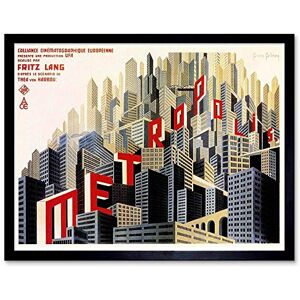 Wee Blue Coo Movie Film Metropolis Sci Fi Drama Class Study City Art Print Framed Poster Wall Decor 12X16 Inch Wee Blue Coo Movie Film Metropolis Sci Fi Drama Class Study City Art Print Framed Poster Wall Decor 12X16 Inch
