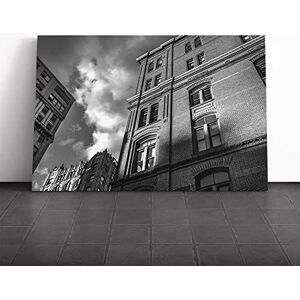 Big Box Art Canvas Print Wall Art Architecture Black and White City House Mounted & Stretched Framed Picture Home Decor for Kitchen, Living Room, Bedroom, Hallway, Multi-Colour, 24x16 Inch Big Box Art Canvas Print Wall Art Architecture Black and White City House Mounted & Stretched Framed Picture Home Decor for Kitchen, Living Room, Bedroom, Hallway, Multi-Colour, 24x16 Inch