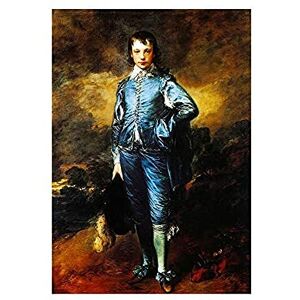 Wee Blue Coo Painting Portrait Study Gainsborough Blue Boy Wall Art Print Wee Blue Coo Painting Portrait Study Gainsborough Blue Boy Wall Art Print