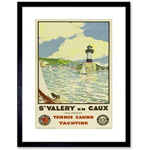 Wee Blue Coo TRAVEL ST VALERY EN CAUX SEINE FRANCE SPORT LIGHTHOUSE FRAME ART PRINT B12X1713 Wee Blue Coo TRAVEL ST VALERY EN CAUX SEINE FRANCE SPORT LIGHTHOUSE FRAME ART PRINT B12X1713