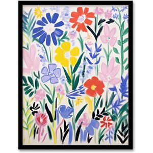 Artery8 Simple Henri Matisse Style Flowers In The Meadow Acrylic Painting Artwork Framed Wall Art Print 18X24 Inch Artery8 Simple Henri Matisse Style Flowers In The Meadow Acrylic Painting Artwork Framed Wall Art Print 18X24 Inch