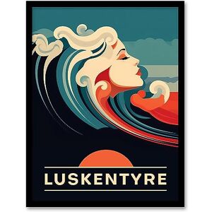 Artery8 The Seaside Calls Luskentyre Beach Isle of Harris Scotland UK Sunset Woman of the Waves Sea Siren Ocean Artwork Framed Wall Art Print 18X24 Inch Artery8 The Seaside Calls Luskentyre Beach Isle of Harris Scotland UK Sunset Woman of the Waves Sea Siren Ocean Artwork Framed Wall Art Print 18X24 Inch