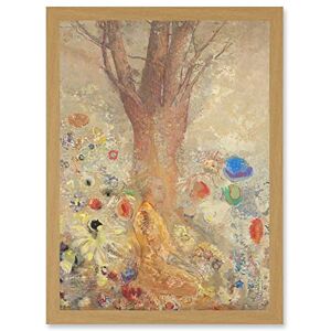Artery8 Odilon Redon The Buddha Lotus Tree Painting Artwork Framed Wall Art Print A4 Artery8 Odilon Redon The Buddha Lotus Tree Painting Artwork Framed Wall Art Print A4