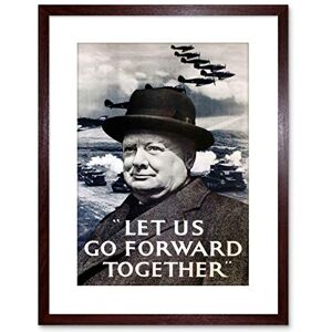 Wee Blue Coo Ad War Churchill Winston Victory Britain WW2 Framed Wall Art Print Wee Blue Coo Ad War Churchill Winston Victory Britain WW2 Framed Wall Art Print