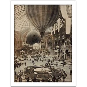 Artery8 Balloon Aircraft Exposition Paris Vintage Photograph Artwork Framed Wall Art Print 18X24 Inch Artery8 Balloon Aircraft Exposition Paris Vintage Photograph Artwork Framed Wall Art Print 18X24 Inch