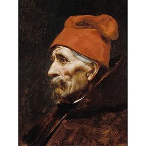 Artery8 Gyzis Nikolaos Old Man Red Fez Portrait Painting Unframed Wall Art Print Poster Home Decor Premium Artery8 Gyzis Nikolaos Old Man Red Fez Portrait Painting Unframed Wall Art Print Poster Home Decor Premium