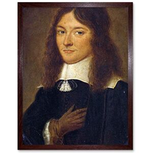 Artery8 Dirk Druyf Portrait Of A Young Man Painting Art Print Framed Poster Wall Decor 12x16 inch Artery8 Dirk Druyf Portrait Of A Young Man Painting Art Print Framed Poster Wall Decor 12x16 inch