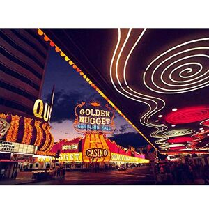 Wee Blue Coo Cityscape Las Vegas Neon Nevada Casino Art Print Poster Wall Decor 12X16 Inch Wee Blue Coo Cityscape Las Vegas Neon Nevada Casino Art Print Poster Wall Decor 12X16 Inch