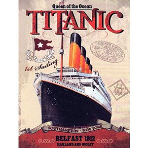 Wee Blue Coo Travel Transport Titanic Liner Disaster Queen Ocean Art Print Poster Wall Decor 12X16 Inch Wee Blue Coo Travel Transport Titanic Liner Disaster Queen Ocean Art Print Poster Wall Decor 12X16 Inch