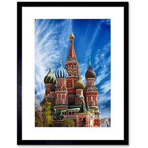 Wee Blue Coo Photo City Landmark St Basils Cathedral Red Square Moscow Framed Wall Art Print Wee Blue Coo Photo City Landmark St Basils Cathedral Red Square Moscow Framed Wall Art Print