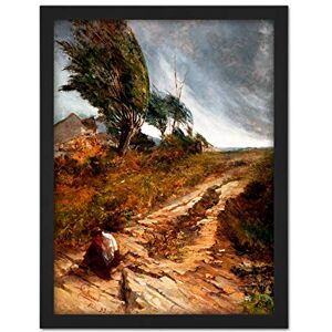 Fine Art Prints Parreiras Windstorm Landscape Trees Weather Painting Large Framed Art Print Poster Wall Decor 18x24 in Fine Art Prints Parreiras Windstorm Landscape Trees Weather Painting Large Framed Art Print Poster Wall Decor 18x24 in