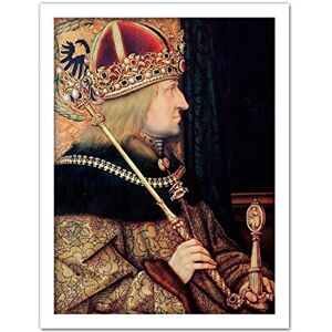 Fine Art Prints Burgkmair Portrait Friedrich III Holy Roman Painting Large Framed Art Print Poster Wall Decor 18x24 in Fine Art Prints Burgkmair Portrait Friedrich III Holy Roman Painting Large Framed Art Print Poster Wall Decor 18x24 in