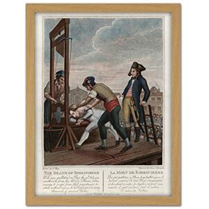 Artery8 Execution Robespierre Guillotine French Revolution Artwork Framed Wall Art Print 18X24 Inch Artery8 Execution Robespierre Guillotine French Revolution Artwork Framed Wall Art Print 18X24 Inch