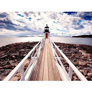 Wee Blue Coo Marshall Point Lighthouse Seascape Art Print Poster Wall Decor 12X16 Inch Wee Blue Coo Marshall Point Lighthouse Seascape Art Print Poster Wall Decor 12X16 Inch