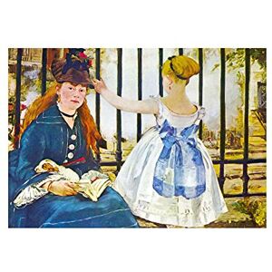 Wee Blue Coo Painting Manet Railway Old Master Wall Art Print Wee Blue Coo Painting Manet Railway Old Master Wall Art Print