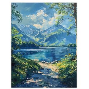 Artery8 Lake District Acrylic Helvellyn View Summer Peace Living Room Large Wall Art Poster Print Thick Paper 18X24 Inch Artery8 Lake District Acrylic Helvellyn View Summer Peace Living Room Large Wall Art Poster Print Thick Paper 18X24 Inch