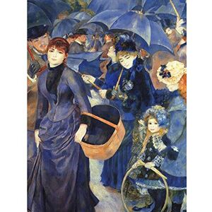 Wee Blue Coo Pierre Auguste Renoir Umbrellas Old Master Painting Art Print Poster Wall Decor 12X16 Inch Wee Blue Coo Pierre Auguste Renoir Umbrellas Old Master Painting Art Print Poster Wall Decor 12X16 Inch