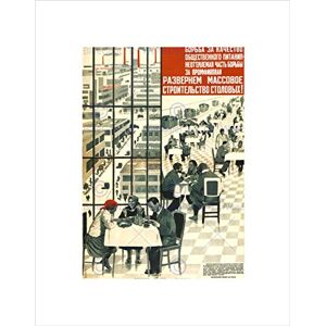 Wee Blue Coo Political Communism Canteen Cafeteria Soviet Union Framed Art Print B12X978 Wee Blue Coo Political Communism Canteen Cafeteria Soviet Union Framed Art Print B12X978