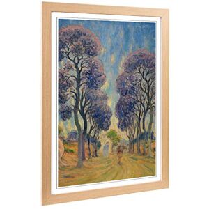 Big Box Art Framed Print of Claude Emile Schuffenecker The Road Under Trees Design Wall Art Picture Home Decor for Kitchen, Living Room, Bedroom, Hallway, Oak, A2 / 24.5x18 Inch / 62x45cm Big Box Art Framed Print of Claude Emile Schuffenecker The Road Under Trees Design Wall Art Picture Home Decor for Kitchen, Living Room, Bedroom, Hallway, Oak, A2 / 24.5x18 Inch / 62x45cm