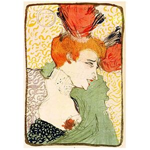 Wee Blue Coo Painting Toulouse-lautrec Bust Portrait Wall Art Print Wee Blue Coo Painting Toulouse-lautrec Bust Portrait Wall Art Print