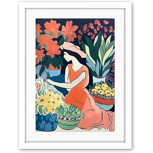 Artery8 Danish Pastel Aesthetic Matisse Flower Market Watercolour Painting Floral Bouquets Artwork Framed Wall Art Print 18X24 Inch Artery8 Danish Pastel Aesthetic Matisse Flower Market Watercolour Painting Floral Bouquets Artwork Framed Wall Art Print 18X24 Inch