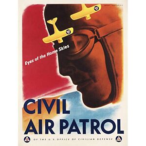 Fine Art Prints Kenney War WWII USA Eyes Home Skies Pilot Plane Advert Large Wall Art Poster Print Thick Paper 18X24 Inch Fine Art Prints Kenney War WWII USA Eyes Home Skies Pilot Plane Advert Large Wall Art Poster Print Thick Paper 18X24 Inch