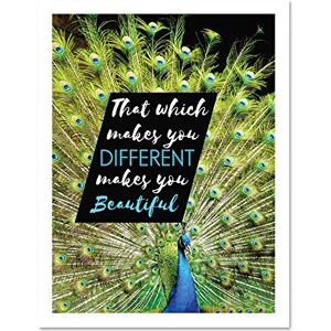 Fine Art Prints Motivational Peacock Different Beautiful Large Framed Art Print Poster Wall Decor 18x24 inch Fine Art Prints Motivational Peacock Different Beautiful Large Framed Art Print Poster Wall Decor 18x24 inch
