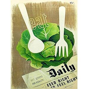Wee Blue Coo World War Two Health Food Eat Vegetables Unframed Art Print Poster Wall Decor 12X16 Inch Wee Blue Coo World War Two Health Food Eat Vegetables Unframed Art Print Poster Wall Decor 12X16 Inch