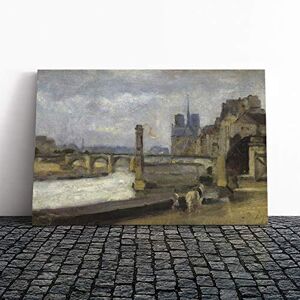 Big Box Art Canvas Print Wall Art Stanislas Lepine Tournelle Paris Mounted and Stretched Box Frame Picture Home Decor for Kitchen, Living Room, Bedroom, Hallway, Multi-Colour, 20x14 Inch Big Box Art Canvas Print Wall Art Stanislas Lepine Tournelle Paris Mounted and Stretched Box Frame Picture Home Decor for Kitchen, Living Room, Bedroom, Hallway, Multi-Colour, 20x14 Inch