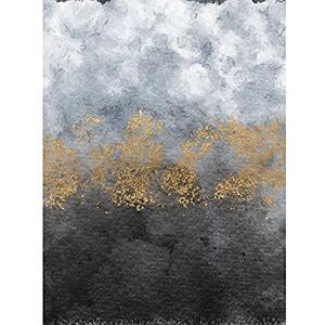 Wee Blue Coo Abstract Grey Gold Watercolour Art Print Canvas Premium Wall Decor Poster Wee Blue Coo Abstract Grey Gold Watercolour Art Print Canvas Premium Wall Decor Poster