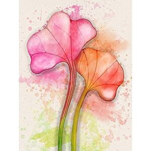 Artery8 Simple Ink Splat Flower Bloom Painting Art Print Canvas Premium Wall Decor Poster Mural Artery8 Simple Ink Splat Flower Bloom Painting Art Print Canvas Premium Wall Decor Poster Mural