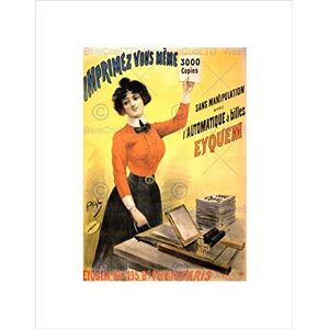 Wee Blue Coo Advert Ing Press Eyquem Paris France Wall Art Print Wee Blue Coo Advert Ing Press Eyquem Paris France Wall Art Print