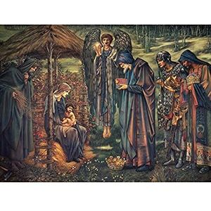 Artery8 Burne Jones Star Of Bethlehem Religious Painting Unframed Wall Art Print Poster Home Decor Premium Artery8 Burne Jones Star Of Bethlehem Religious Painting Unframed Wall Art Print Poster Home Decor Premium