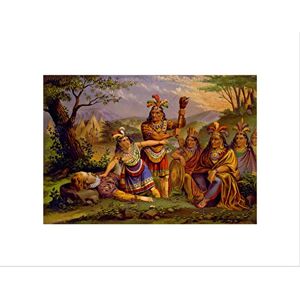 Wee Blue Coo PAINTINGS CULTURAL DRAWING POCAHONTAS NATIVE AMERICAN FRAMED ART PRINT B12X6999 Wee Blue Coo PAINTINGS CULTURAL DRAWING POCAHONTAS NATIVE AMERICAN FRAMED ART PRINT B12X6999