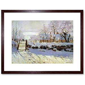 Wee Blue Coo Painting Monet Magpie Old Master Framed Wall Art Print Wee Blue Coo Painting Monet Magpie Old Master Framed Wall Art Print