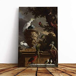 Big Box Art Canvas Print Wall Art Melchior d'Hondecoeter Monkeys and Birds Mounted & Stretched Box Frame Picture Home Decor for Kitchen, Living Room, Bedroom, Hallway, Multi-Colour, 30x20 Inch Big Box Art Canvas Print Wall Art Melchior d'Hondecoeter Monkeys and Birds Mounted & Stretched Box Frame Picture Home Decor for Kitchen, Living Room, Bedroom, Hallway, Multi-Colour, 30x20 Inch