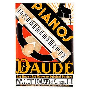 Wee Blue Coo Ad Style Deco Piano Daude Music New Picture Wall Art Print Wee Blue Coo Ad Style Deco Piano Daude Music New Picture Wall Art Print