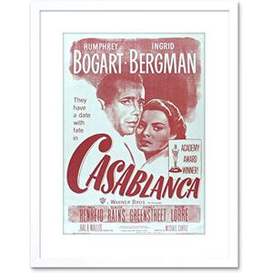 Wee Blue Coo Movie Film Casablanca Bogart Bergman Classic Cult Framed Wall Art Print Wee Blue Coo Movie Film Casablanca Bogart Bergman Classic Cult Framed Wall Art Print