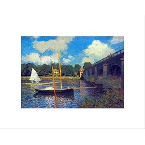 Wee Blue Coo Claude Monet Road Bridge Argenteuil Old Master Wall Art Print Wee Blue Coo Claude Monet Road Bridge Argenteuil Old Master Wall Art Print