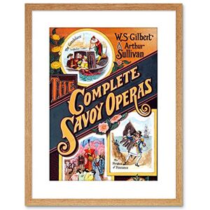 Wee Blue Coo 9x7 '' THEATRE SAVOY OPERAS SULLIVAN GILBERT COVER NEW FRAMED ART PRINT F97X1156 Wee Blue Coo 9x7 '' THEATRE SAVOY OPERAS SULLIVAN GILBERT COVER NEW FRAMED ART PRINT F97X1156