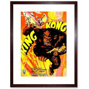 Wee Blue Coo Film Movie Vintage Ad King Kong Monster Horror Framed Wall Art Print Wee Blue Coo Film Movie Vintage Ad King Kong Monster Horror Framed Wall Art Print