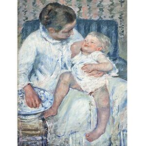 Fine Art Prints Mary Cassatt Mother About To Wash Her Sleepy Child Large Wall Art Print Canvas Premium Poster Mural Fine Art Prints Mary Cassatt Mother About To Wash Her Sleepy Child Large Wall Art Print Canvas Premium Poster Mural