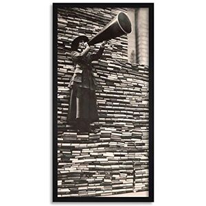 Artery8 New York Public Library Woman Donate Books 1910 Framed Wall Art Print Long 25X12 Inch Artery8 New York Public Library Woman Donate Books 1910 Framed Wall Art Print Long 25X12 Inch