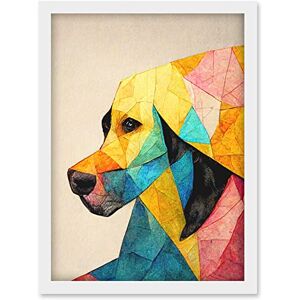 Doppelganger33 LTD Labrador Polygon Dog Abstract Geometric Paper Decoupage Artwork Framed Wall Art Print A4 Doppelganger33 LTD Labrador Polygon Dog Abstract Geometric Paper Decoupage Artwork Framed Wall Art Print A4