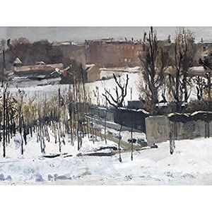 Artery8 Breitner View Oosterpark Amsterdam Snow Painting Unframed Wall Art Print Poster Home Decor Premium Artery8 Breitner View Oosterpark Amsterdam Snow Painting Unframed Wall Art Print Poster Home Decor Premium