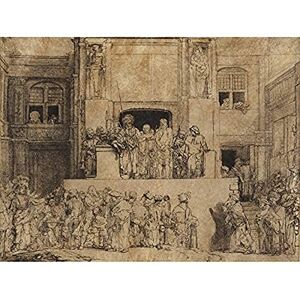 Fine Art Prints Rembrandt Christ Presented To The People Art Print Canvas Premium Wall Decor Poster Mural Fine Art Prints Rembrandt Christ Presented To The People Art Print Canvas Premium Wall Decor Poster Mural