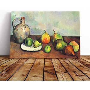 Big Box Art Canvas Print Wall Art Paul Cezanne Still Life (8) Mounted and Stretched Box Frame Picture Home Decor for Kitchen, Living, Dining Room, Bedroom, Hallway, Multi-Colour, 20x14 Inch Big Box Art Canvas Print Wall Art Paul Cezanne Still Life (8) Mounted and Stretched Box Frame Picture Home Decor for Kitchen, Living, Dining Room, Bedroom, Hallway, Multi-Colour, 20x14 Inch