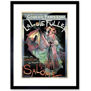 Wee Blue Coo Theatre Cultural Stage Salome Loie Fuller Dancer Paris France Art Framed Wall Art Print Wee Blue Coo Theatre Cultural Stage Salome Loie Fuller Dancer Paris France Art Framed Wall Art Print